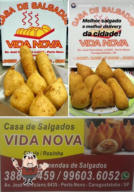 Comida em Casa De Salgado Vida Nova