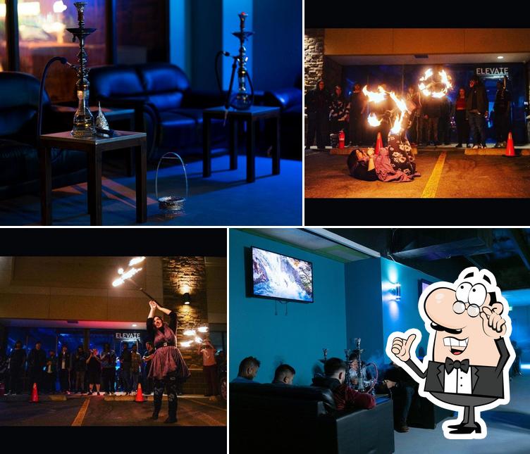 Check out how Elevate Smoke Lounge looks inside