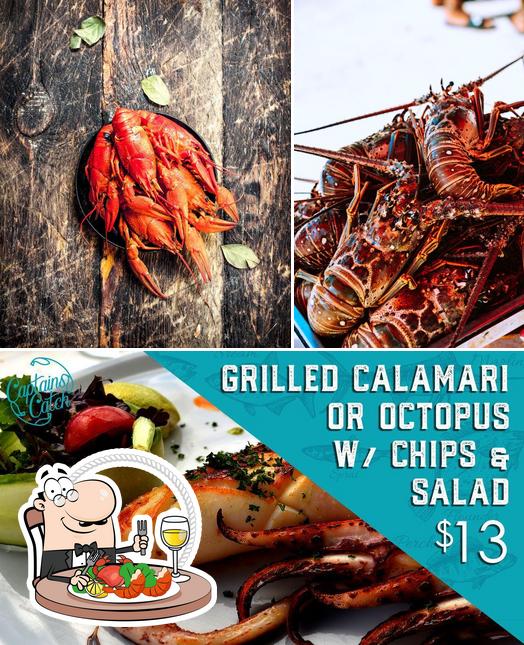 Order seafood at Captains Catch Seafoods