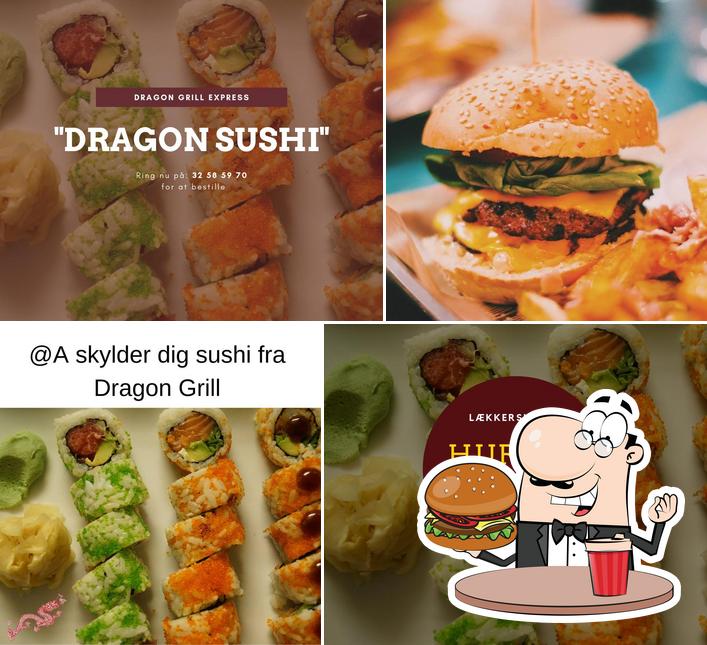 Prenez un hamburger à Dragon Grill