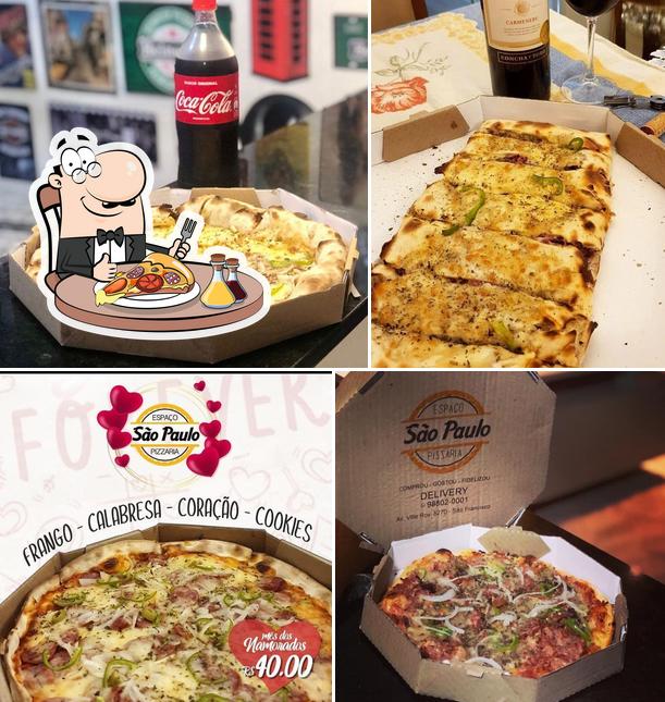 Experimente pizza no Espaço São Paulo Pizzaria