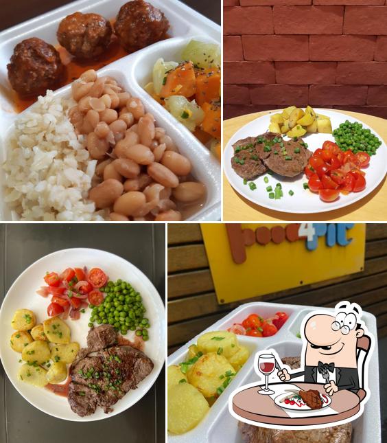 Prove refeições de carne no Food 4 Fit