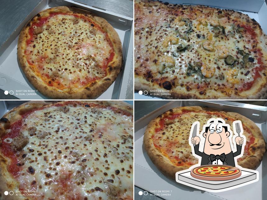 Prenez différents types de pizzas