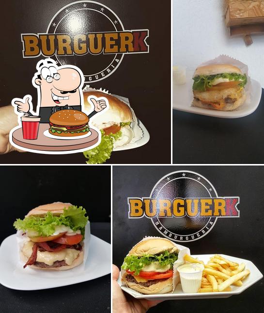 Peça um hambúrguer no Burguer K