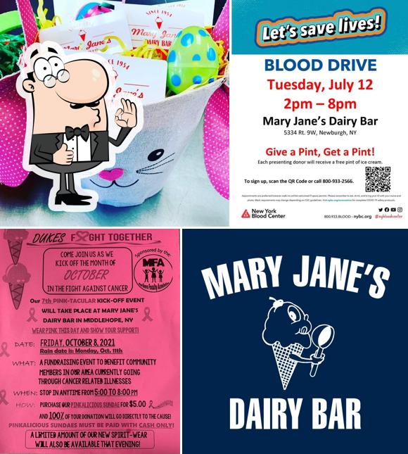 Mary Jane's Dairy Bar in Balmville Restaurant menu and reviews
