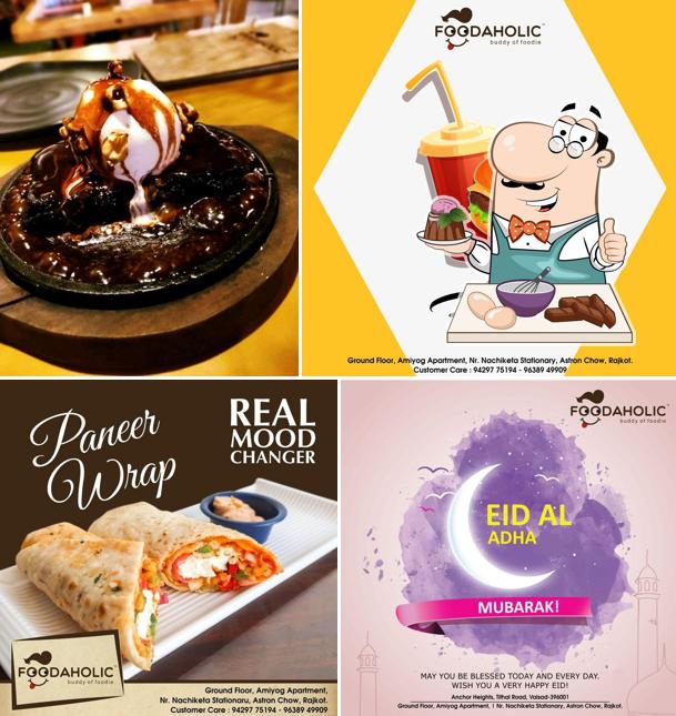 Foodaholic provides a number of sweet dishes