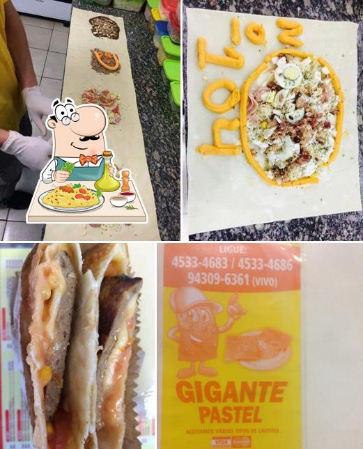 Comida em Gigante Pastel