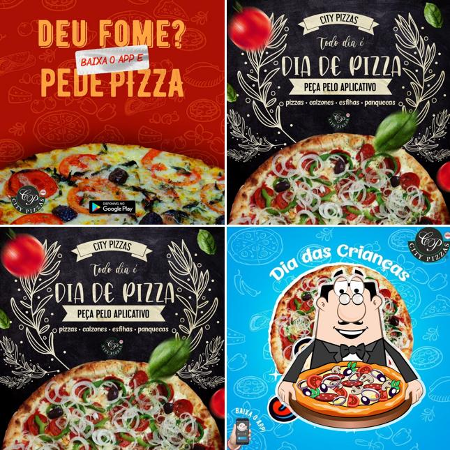 Order different types of pizza