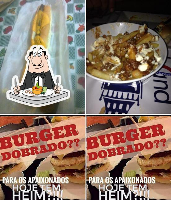 Comida em Fialho Steak Burger