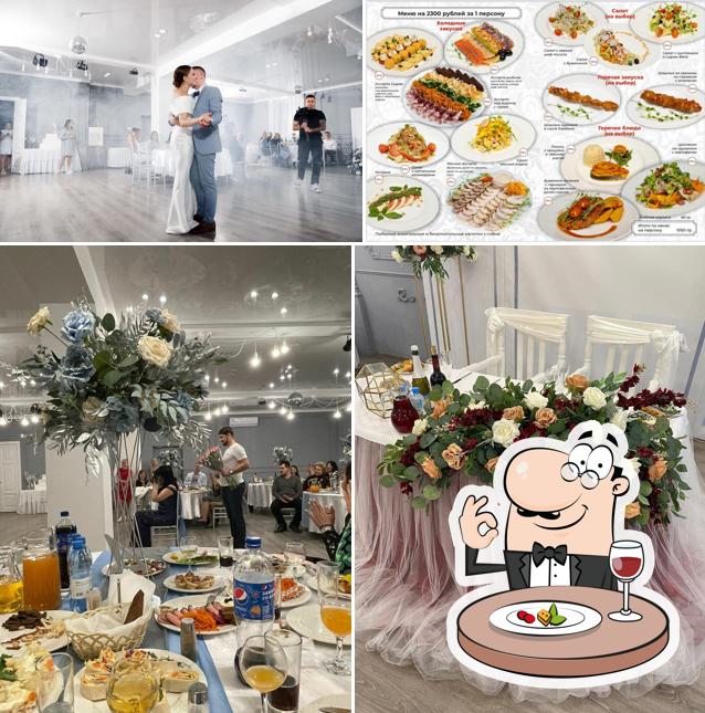 Это снимок, где изображены еда и свадьба в Премьер Закулисье