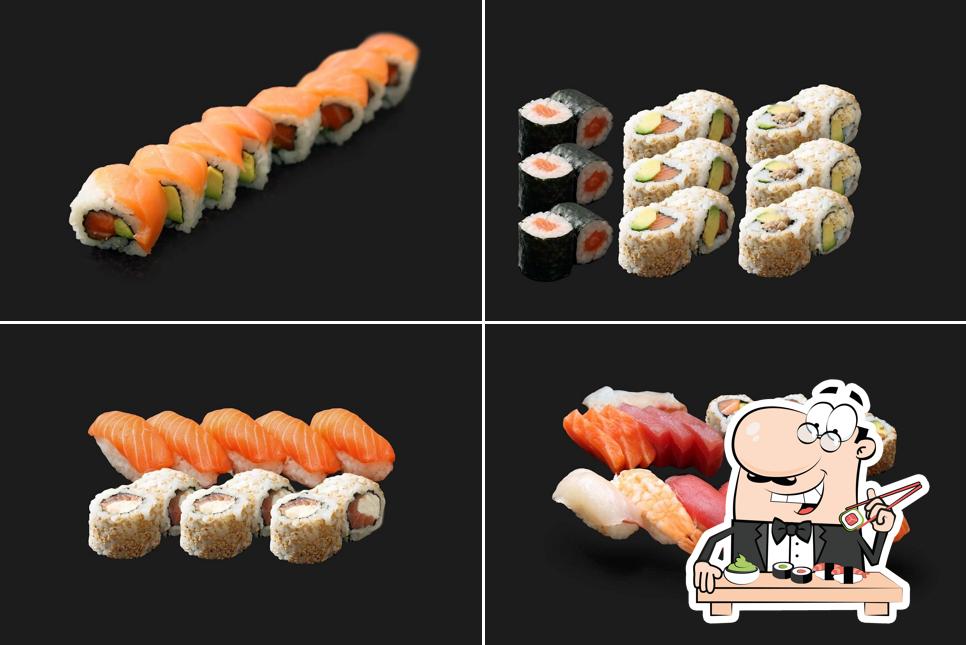 Commandez de nombreuses options de sushi