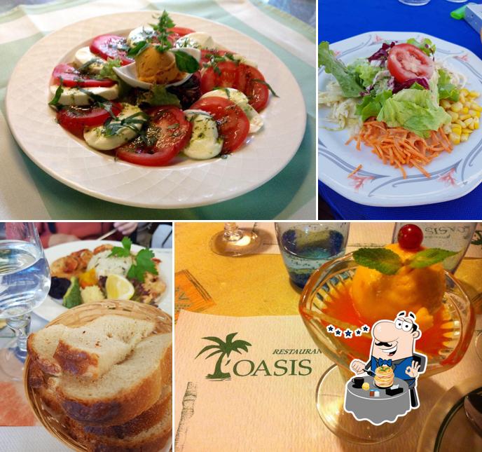 Platti al Restaurant l'Oasis
