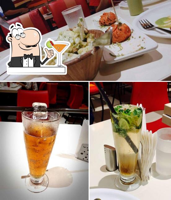 This is the picture displaying drink and food at Qds