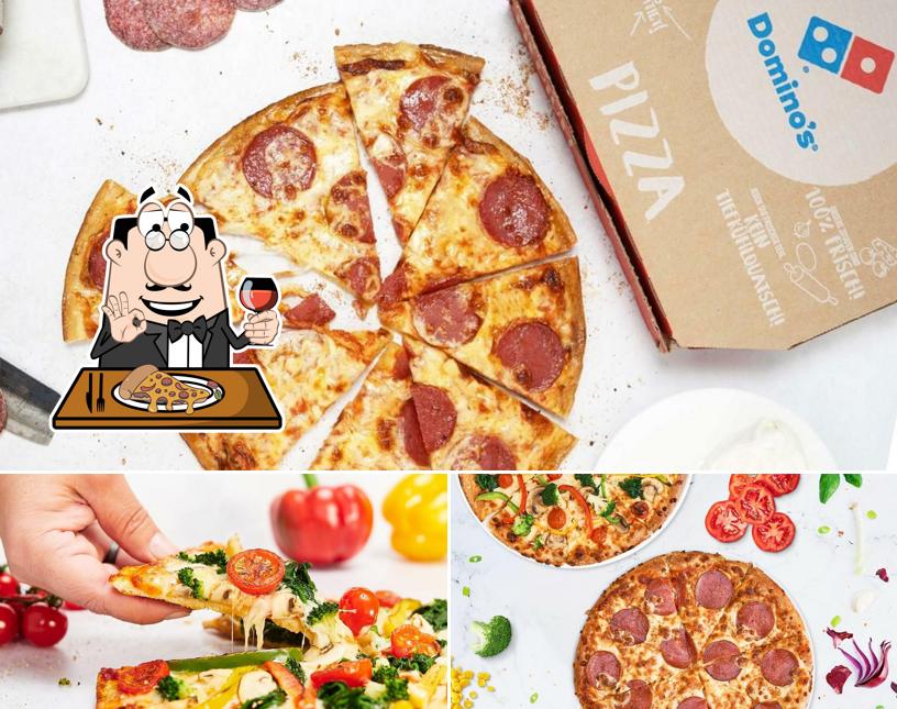 A Domino's Pizza Agen, vous pouvez essayer des pizzas