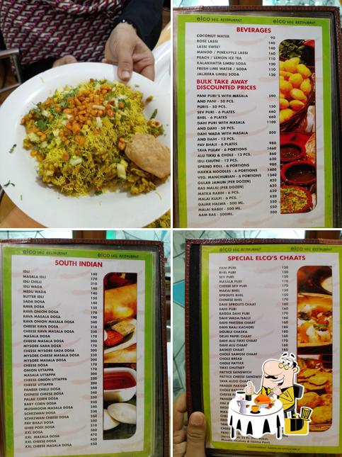 Meals at Elco Veg Restaurant