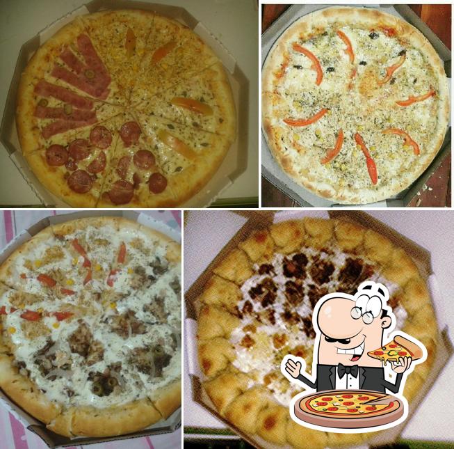 Experimente pizza no Primos Pizzaria