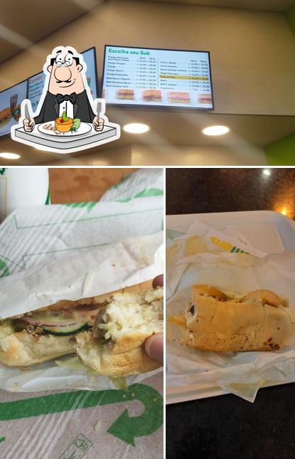 Comida em Subway