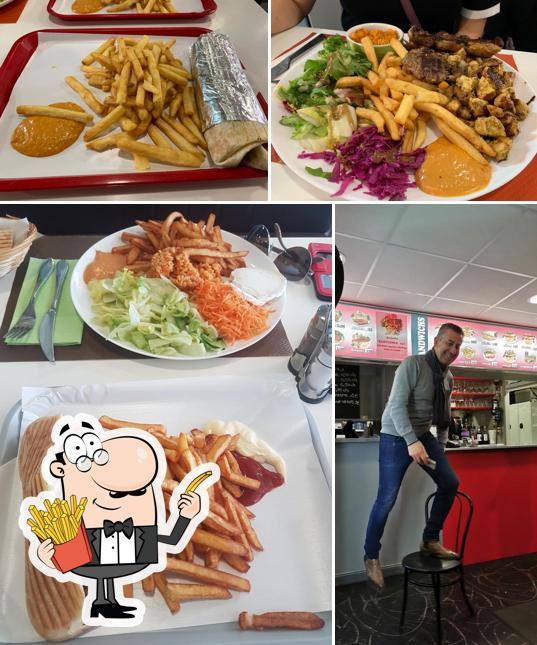 A Babylone Madeleine Kebab vous pouvez essayer des frites, des pommes frites