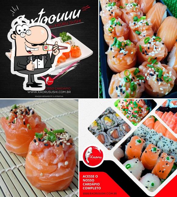 Peça diversas opções de sushi