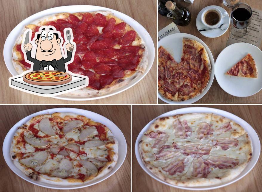 Essayez des pizzas à Pepperoni Familia