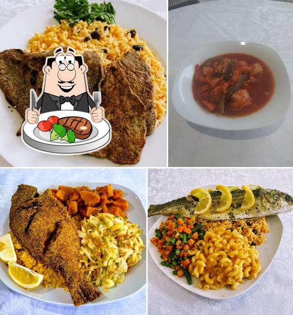 Get meat meals at Kinneret Restaurant & Seafood Market