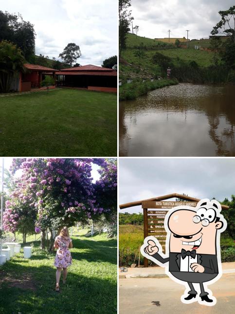 Desfrute da vista da área externa do Pesqueiro E Restaurante Manacá