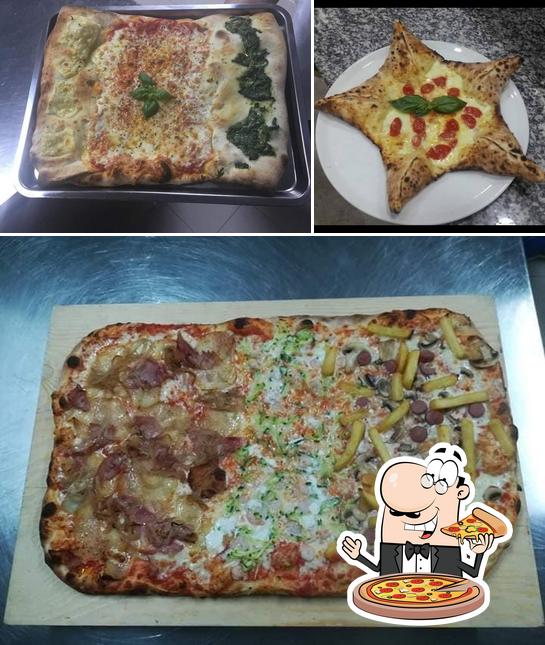 A I Sapori Del Corso, puoi prenderti una bella pizza