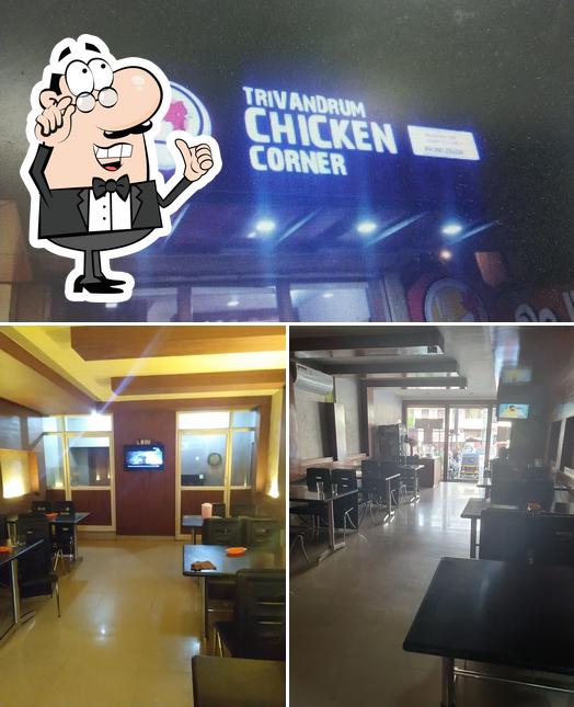 The interior of Trivandrum Chicken Corner