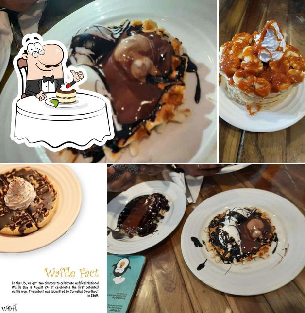 WOFL Cafe serves a number of desserts