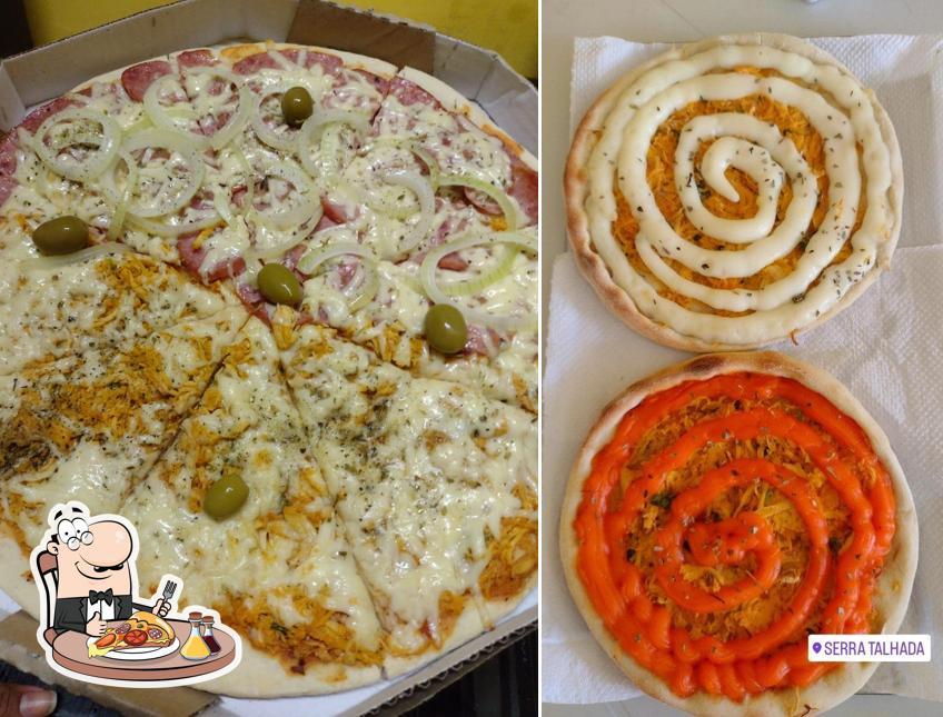 Experimente diferentes tipos de pizza