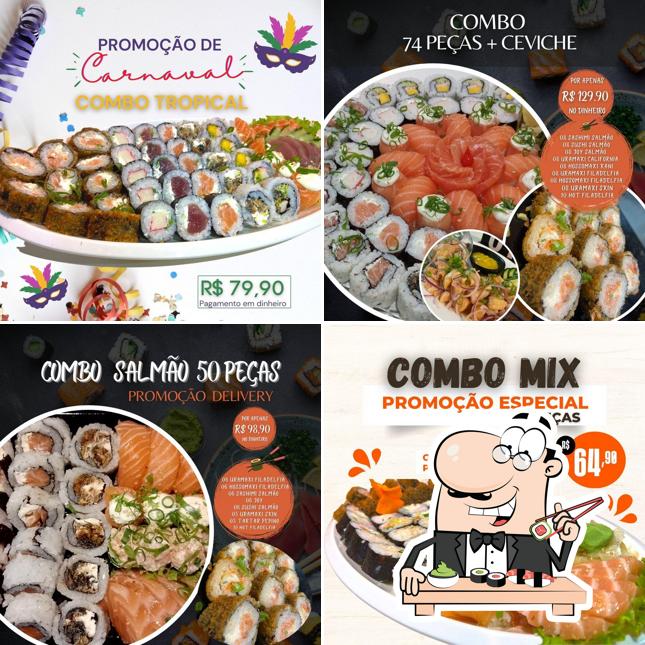 Presenteie-se com sushi no Quentinhas da Dona Dora - (Delivery)