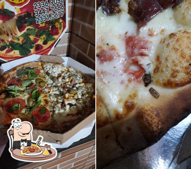 Escolha diferentes estilos de pizza