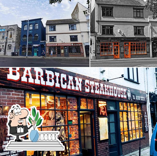 Barbican T Steakhouse Ltd se distingue por su exterior y comida