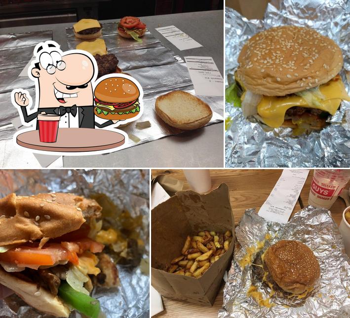 Five Guys sert une variété d'options pour les amateurs d'hamburgers