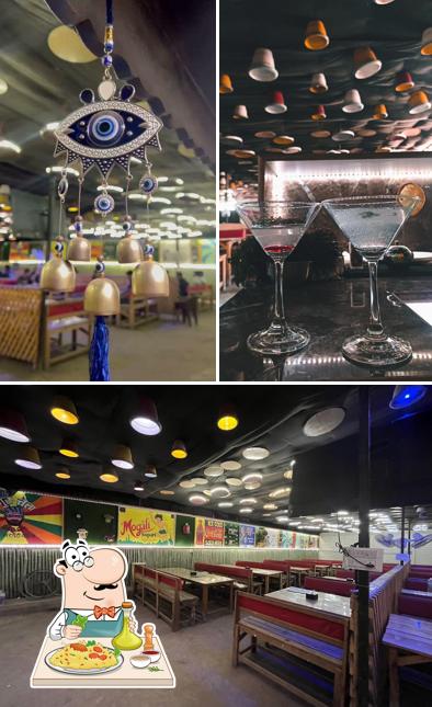 Take a look at the picture showing food and interior at Vibe Family Restaurant