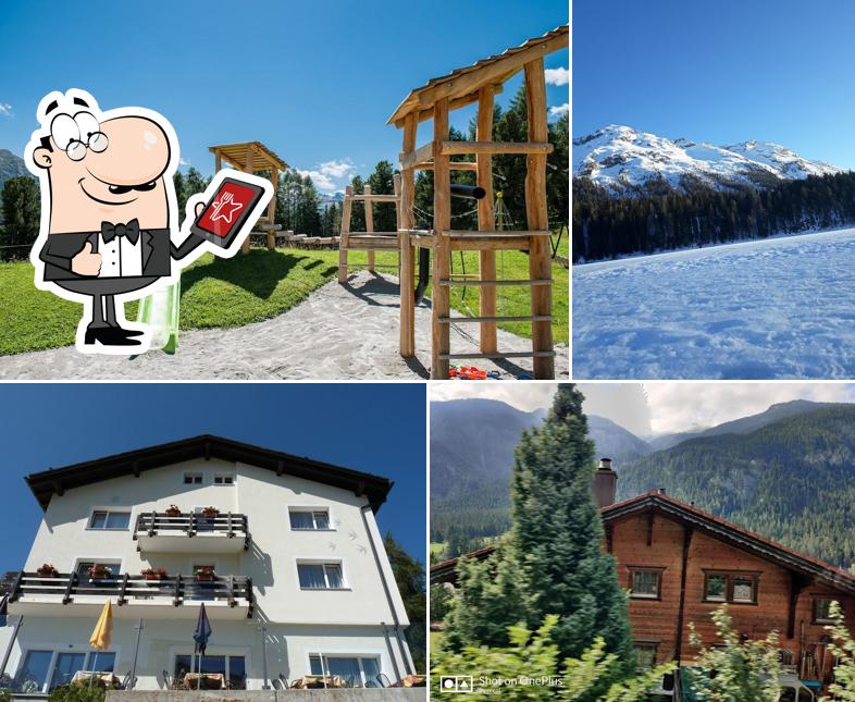 Gli esterni di Randolins Familienresort St. Moritz