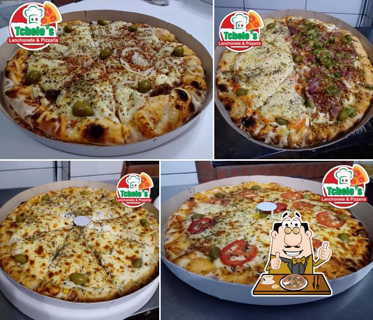 No Tchelo's Pizzaria e Lanchonete, você pode provar pizza