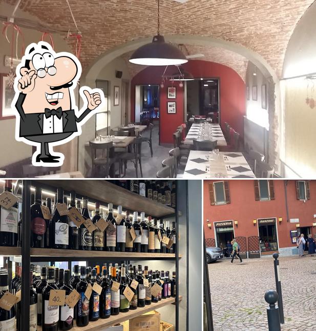 Questa è la immagine che mostra la interni e esterno di Trattoria Pizzeria Manzoni