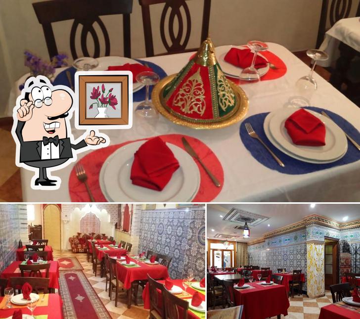 El interior de Restaurante Fez marroquí food halal Menú مطعم فاس مغربي حلال
