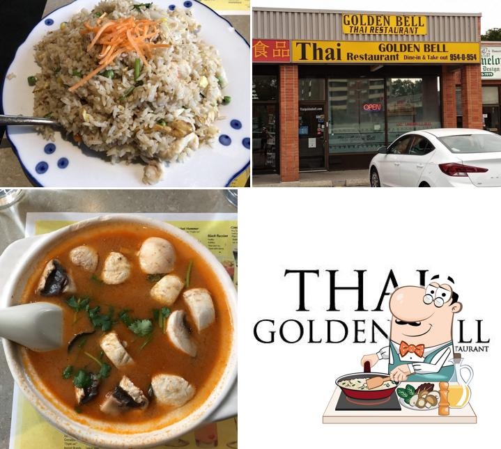 Riz cantonais à Golden Bell Thai Restaurant