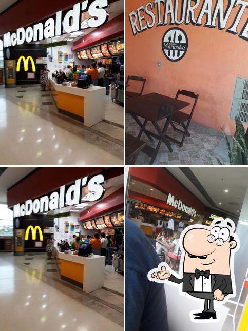 O interior do McDonald's