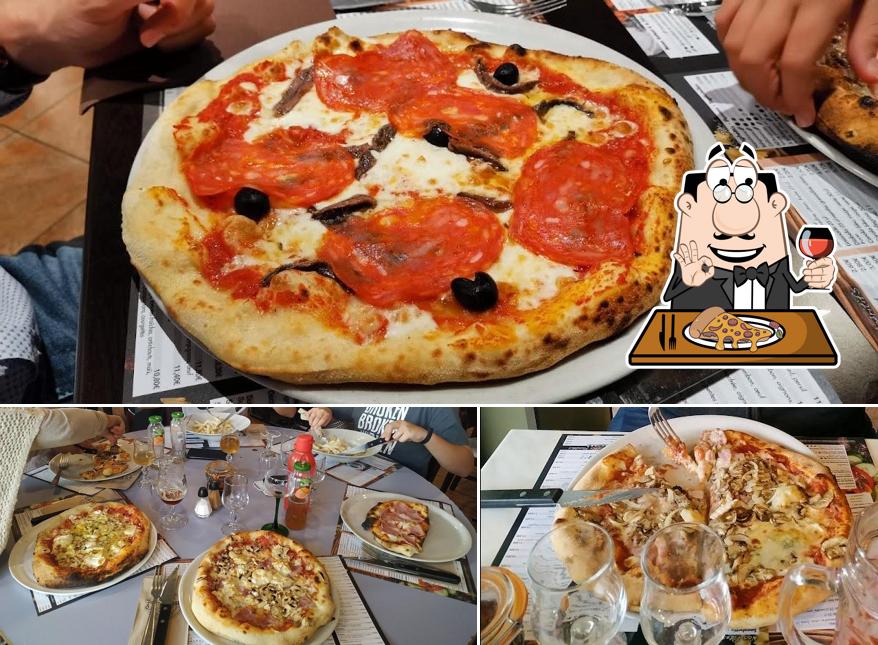 A Da Giorgio, vous pouvez commander des pizzas