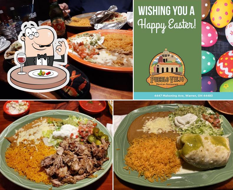 Pueblo viejo Mexican restaurant in Warren Restaurant menu and reviews