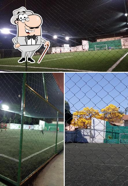 O exterior do Centro Esportivo Gol de Ouro