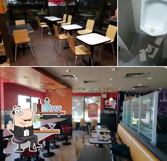 L'intérieur de Taco Bell