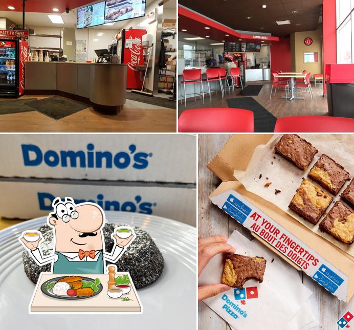 Domino's Pizza is distinguished by food and interior