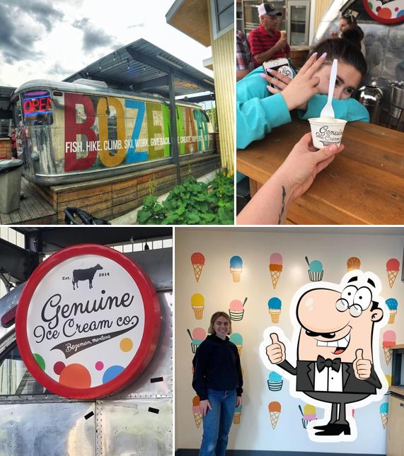 Genuine Ice Cream, 605 W Peach St Unit 101 in Bozeman Restaurant menu and reviews