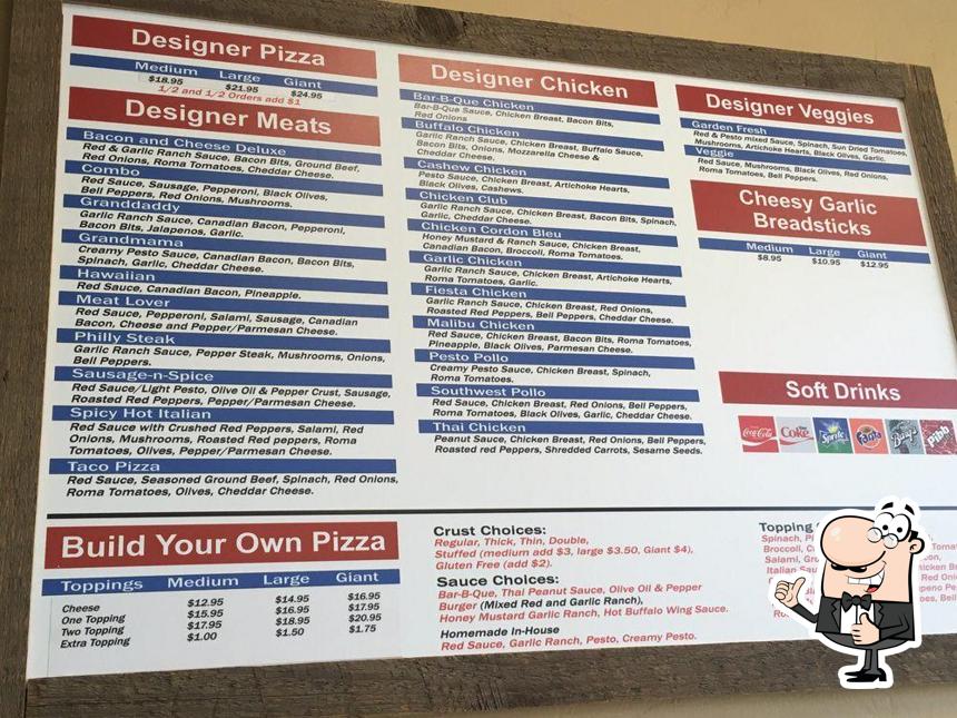 Mariposa Take N Bake Pizza in Mariposa Restaurant menu and reviews