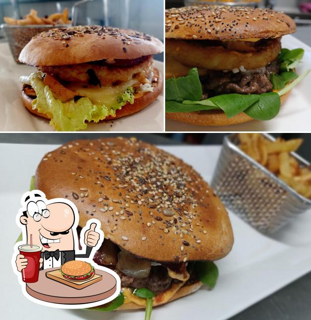 Essayez un hamburger à Bar tabac brasserie jeux 100 PRESSION