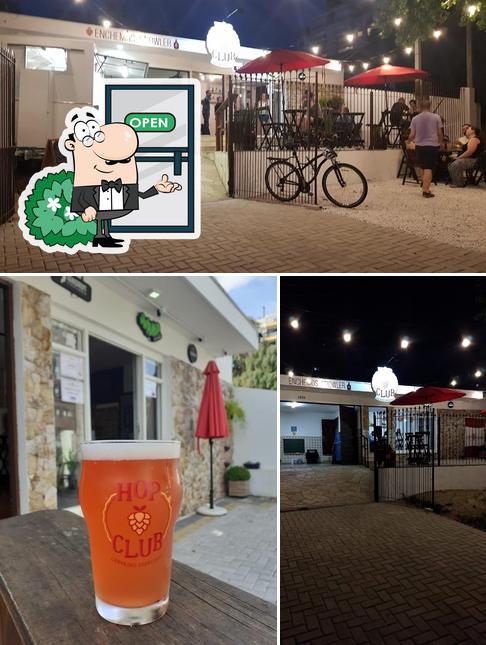 Take a look at the picture depicting exterior and beer at Hop Club Beer & Food